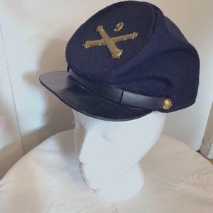 American Civil War Union Costume Forage Cap Hat With Artillery Badge